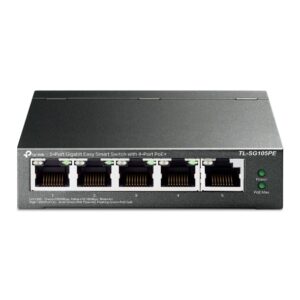 5-Port Gigabit Easy Smart Switch with 4-Port PoE+  TL-SG105PE